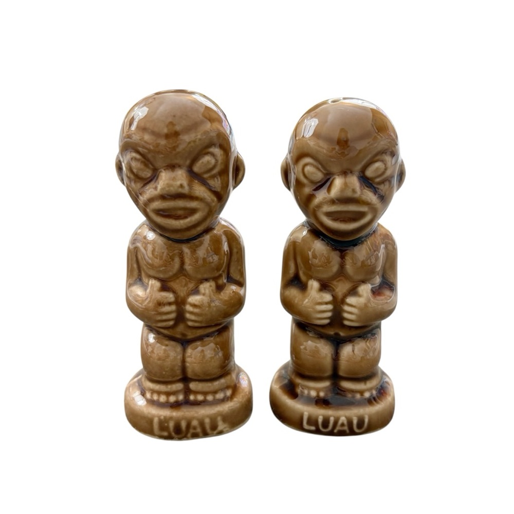 Vintage Kon Tiki Luau Salt and Pepper Shakers